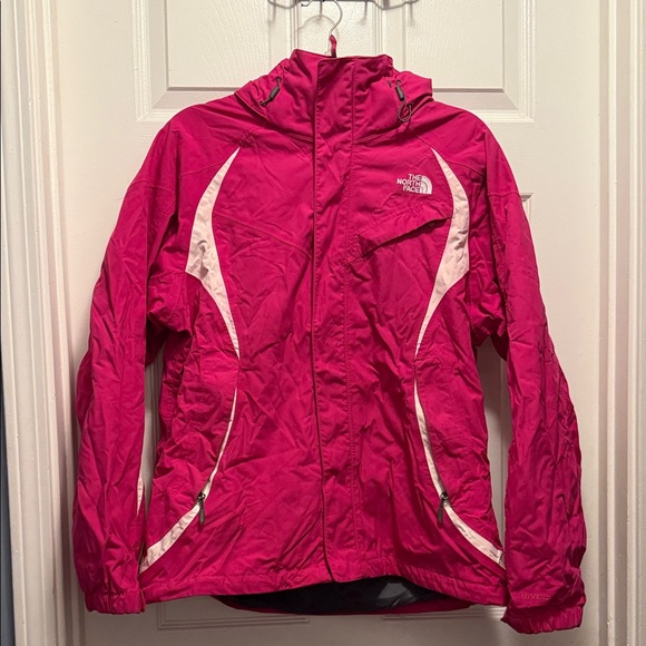 The North Face Jackets & Blazers - The North Face Women's Fuchsia and White Ski Jacket